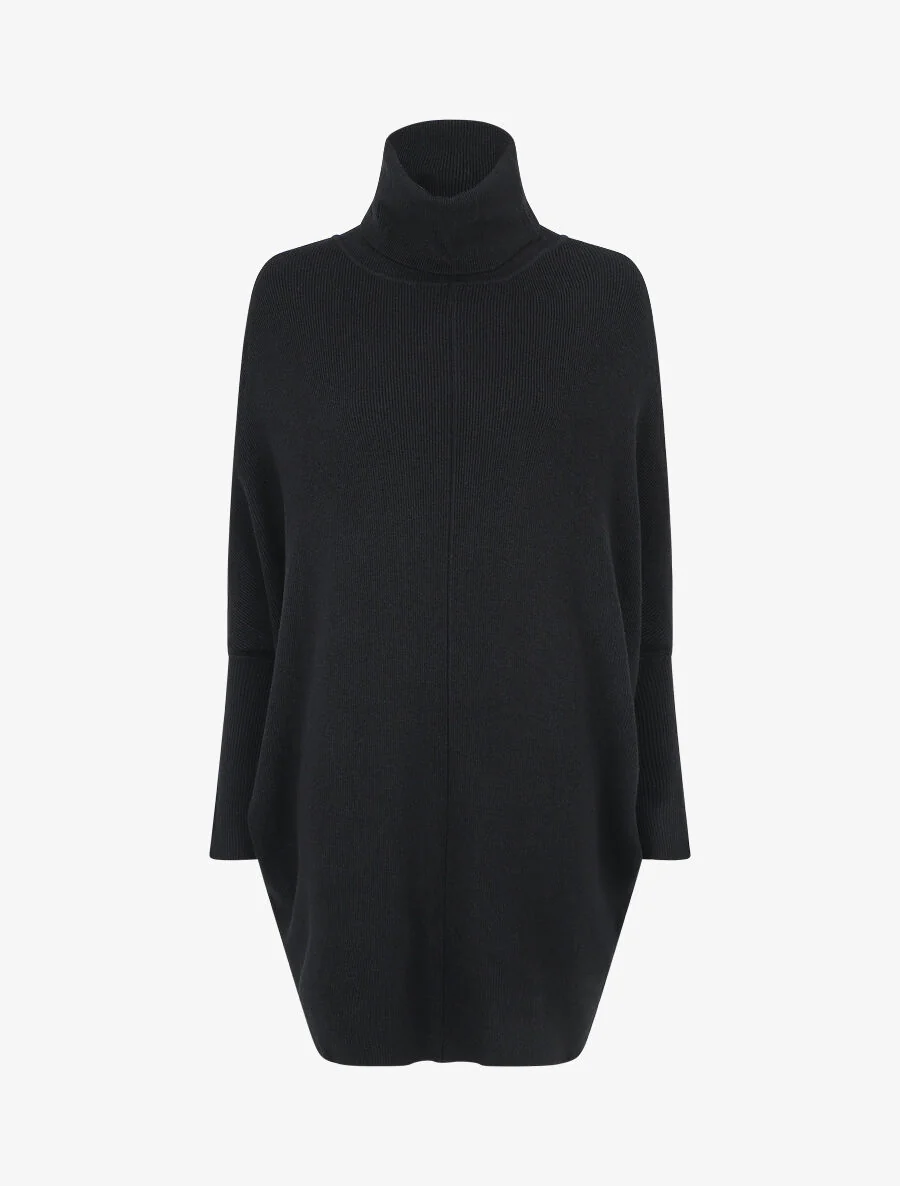 Oversized coltrui - Zwart