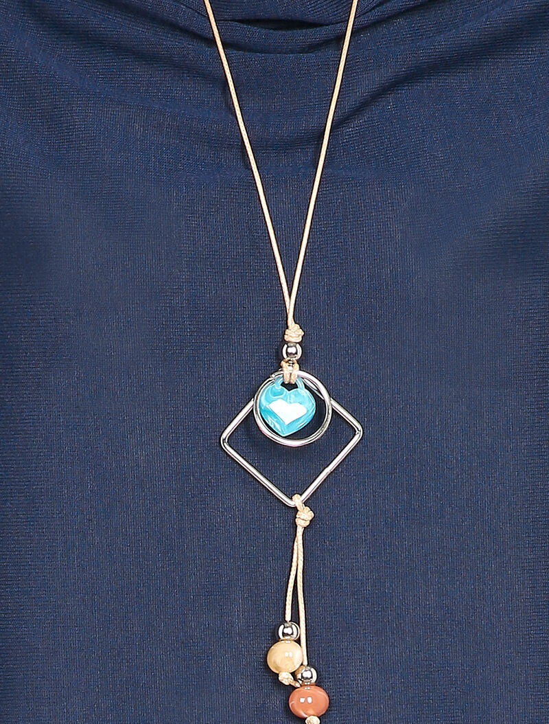Effen vleermuistrui - Marineblauw - Image 3