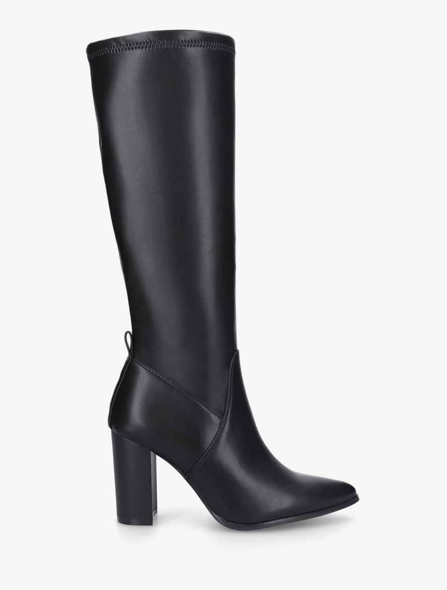 Puntschoenen van imitatieleer - Zwart