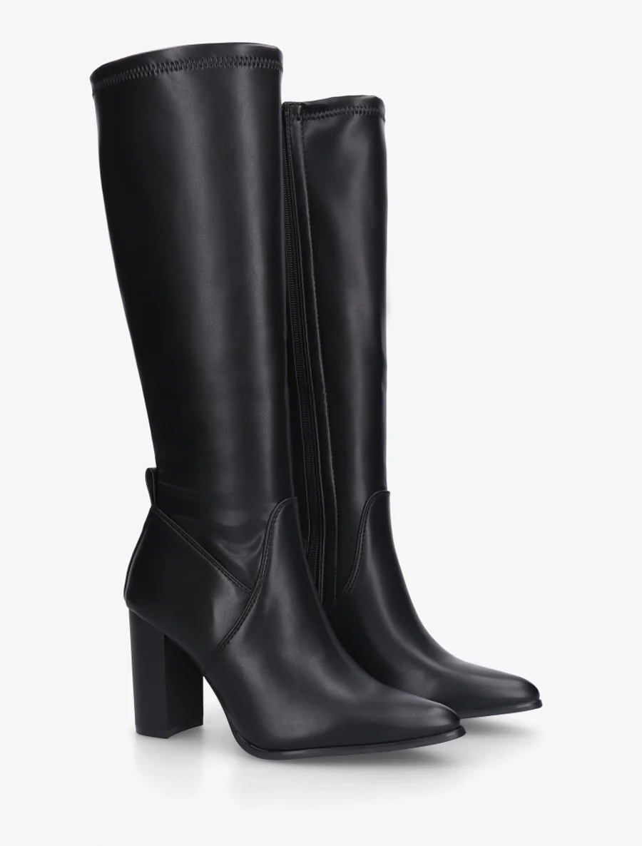 Puntschoenen van imitatieleer - Zwart - Image 4