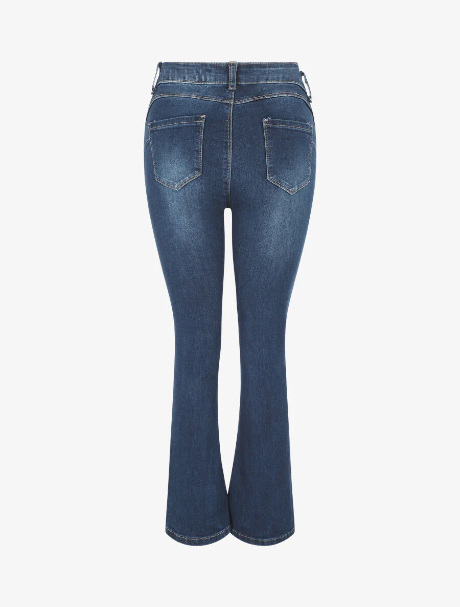 Push-up bootcut jeans - blauw - Image 2