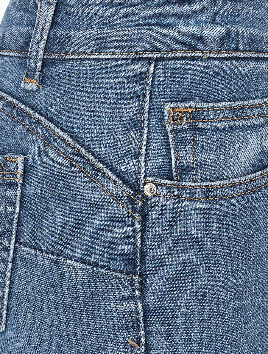 Push up skinny jeans - Blauw - Image 3