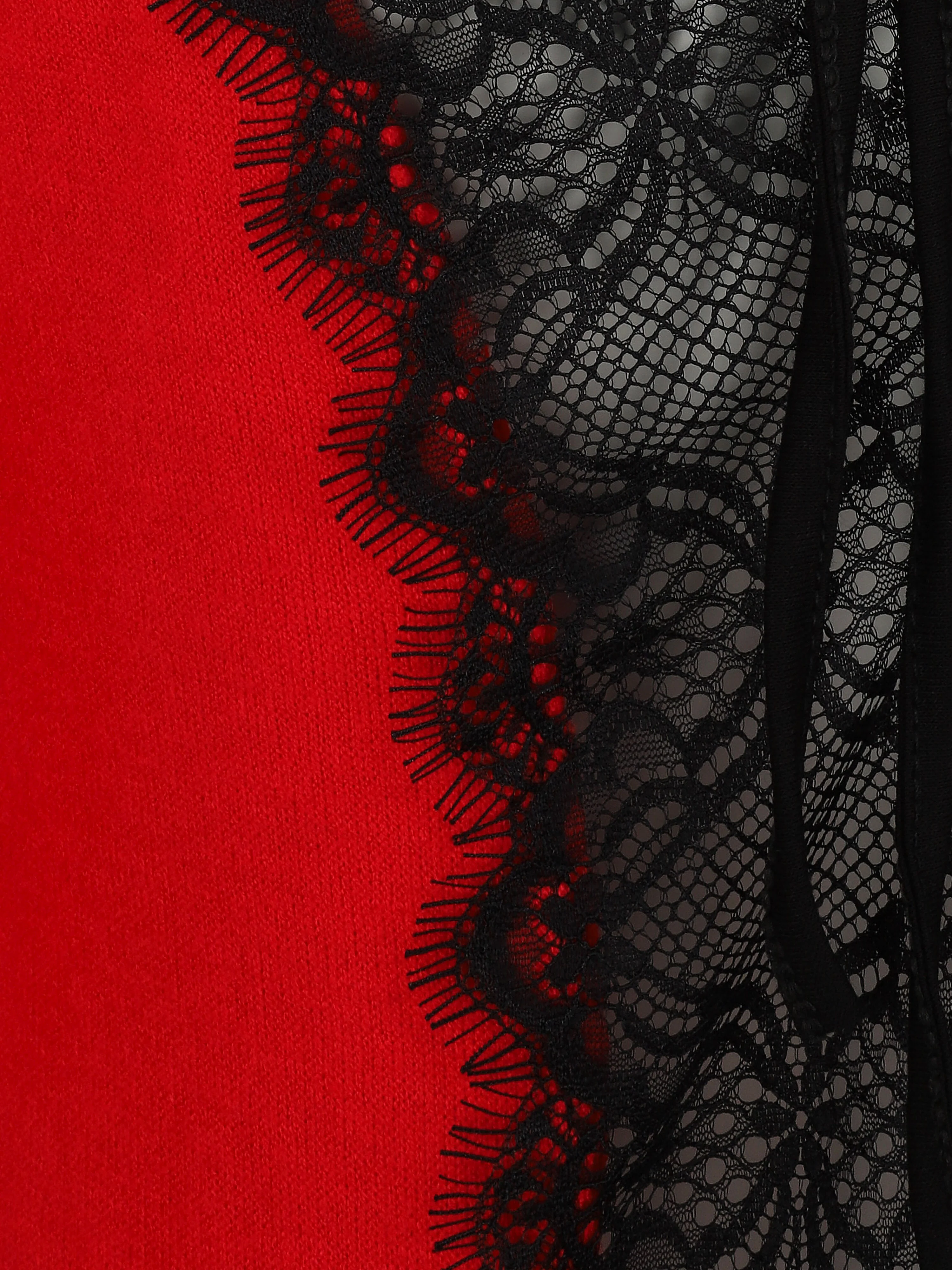 Recht rug kanten rug - Rood - Image 3