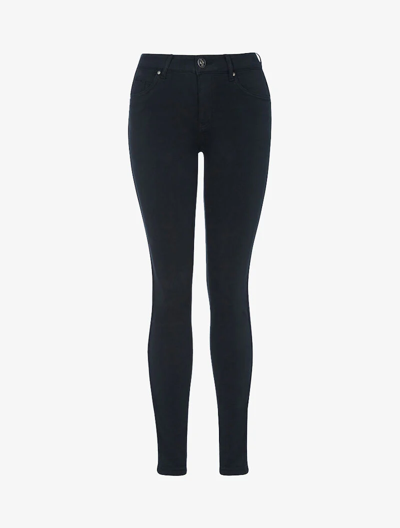 Basisjeans rechte snit - Zwart