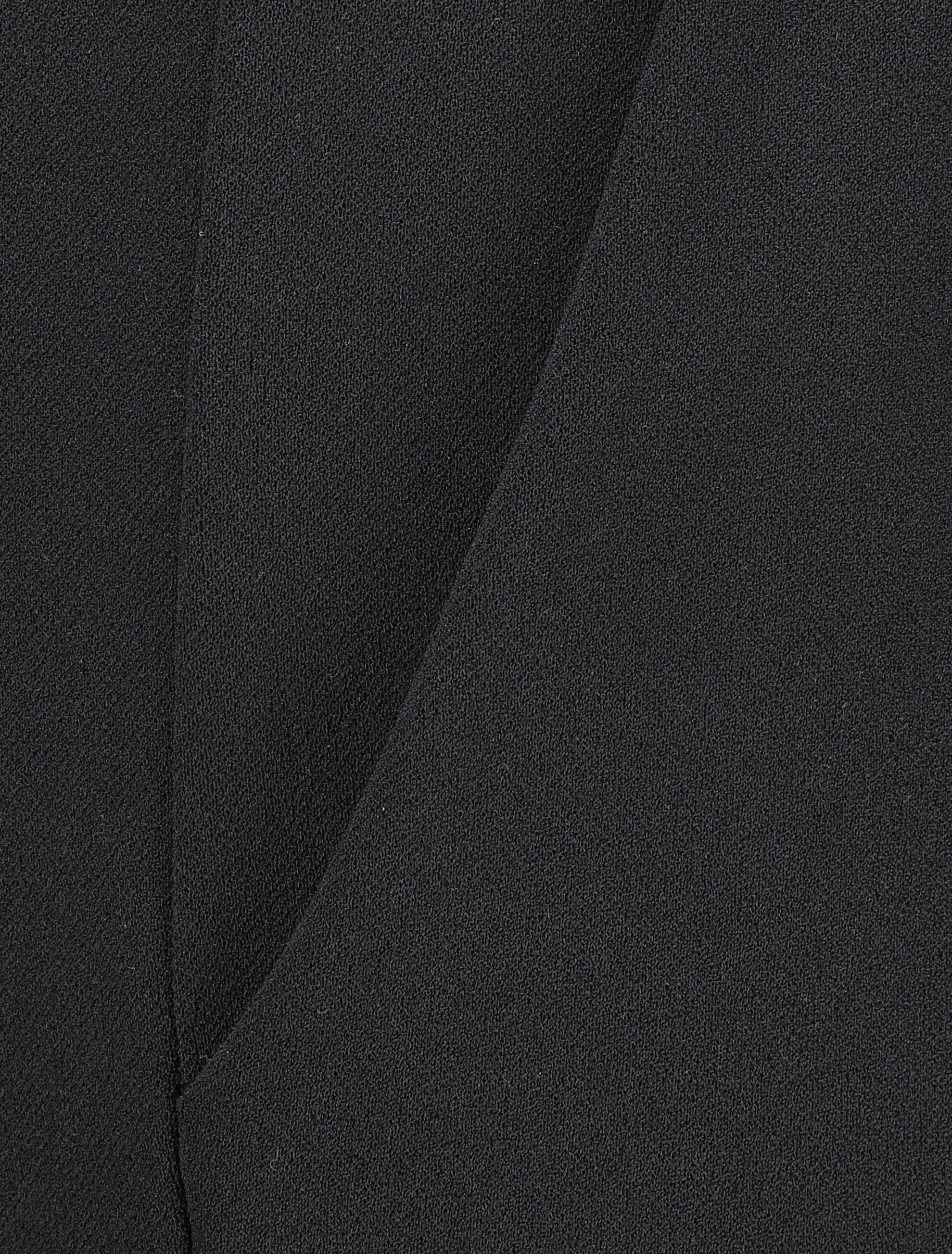Rechte broek met elastische taille - Zwart - Image 3