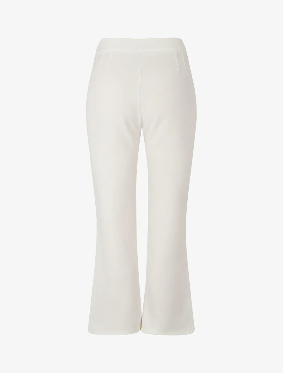 Rechte effen broek - Wit - Image 2