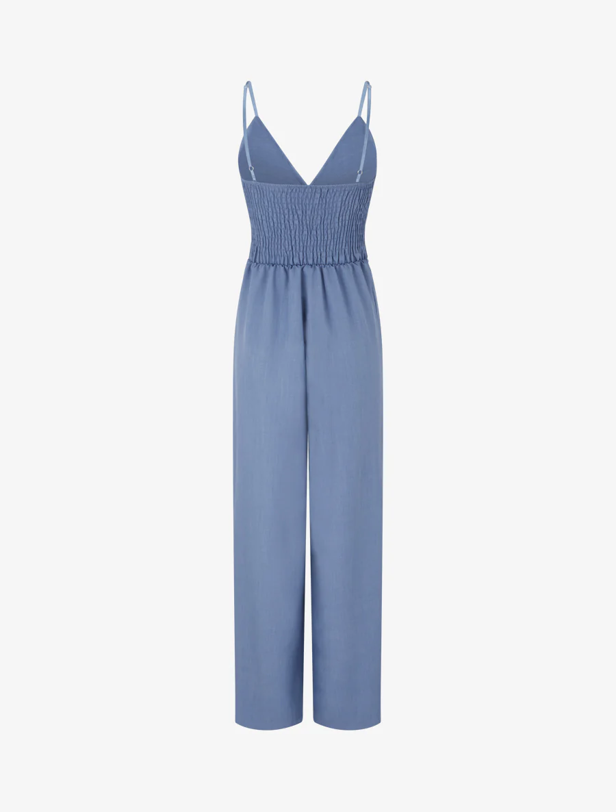 Rechte combinatie met fijne bandjes - Blauw - Image 2