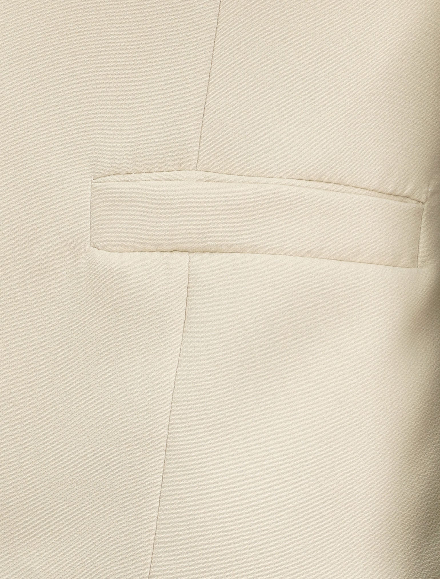 Rechte eenkleurige blazer - Beige - Image 3
