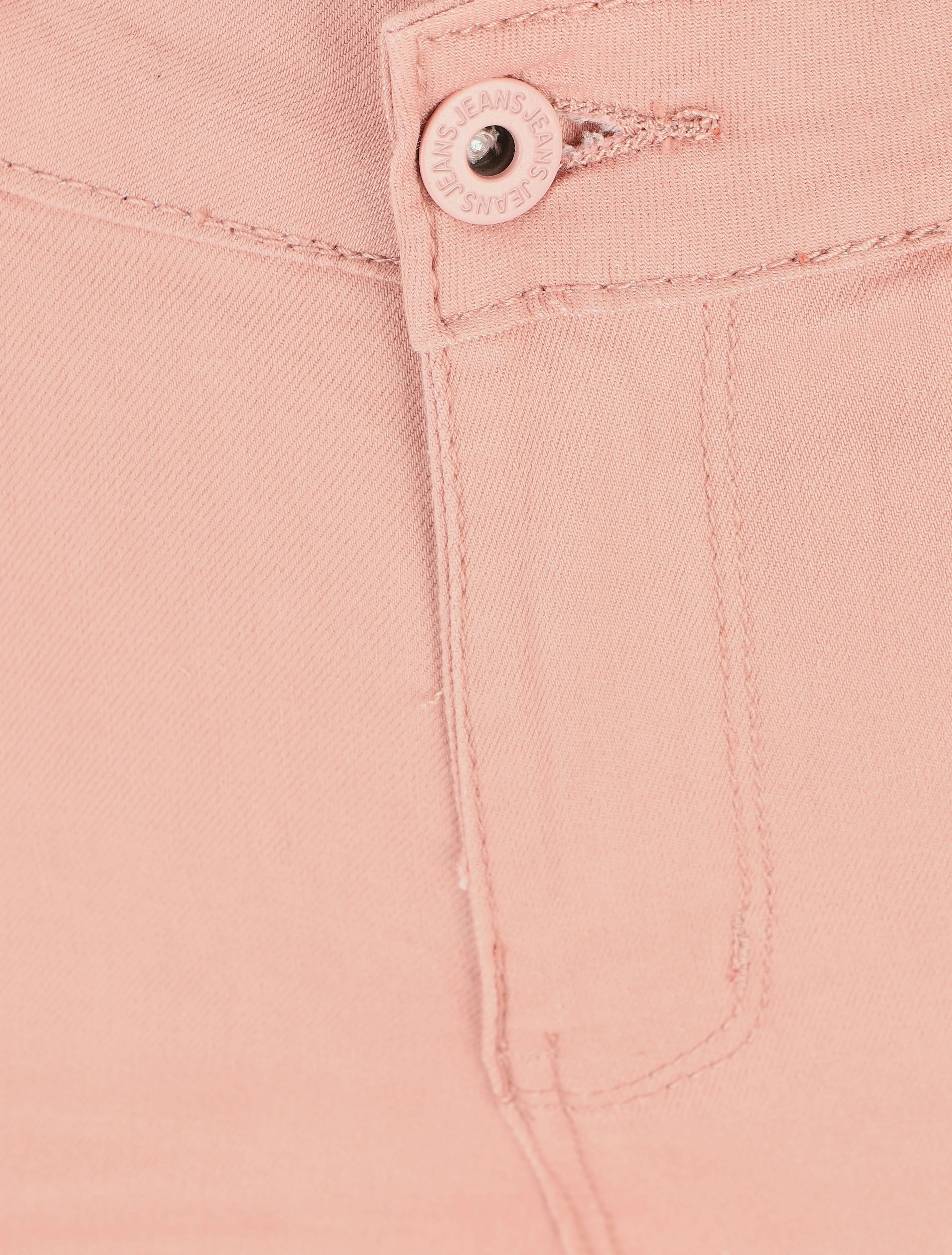 Rechte effen push up bermuda shorts - Roze - Image 3