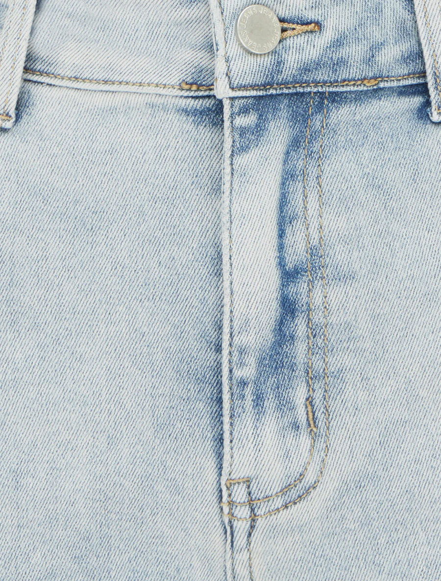 Rechte jeans Bermuda - Blauw - Image 3