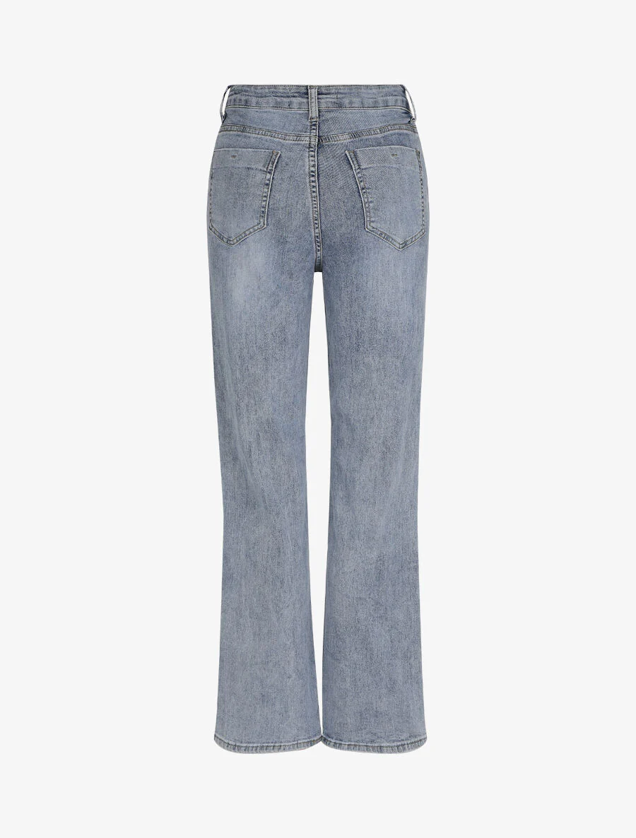 Jean rechte snit hoge taille - Lichtblauw - Image 2