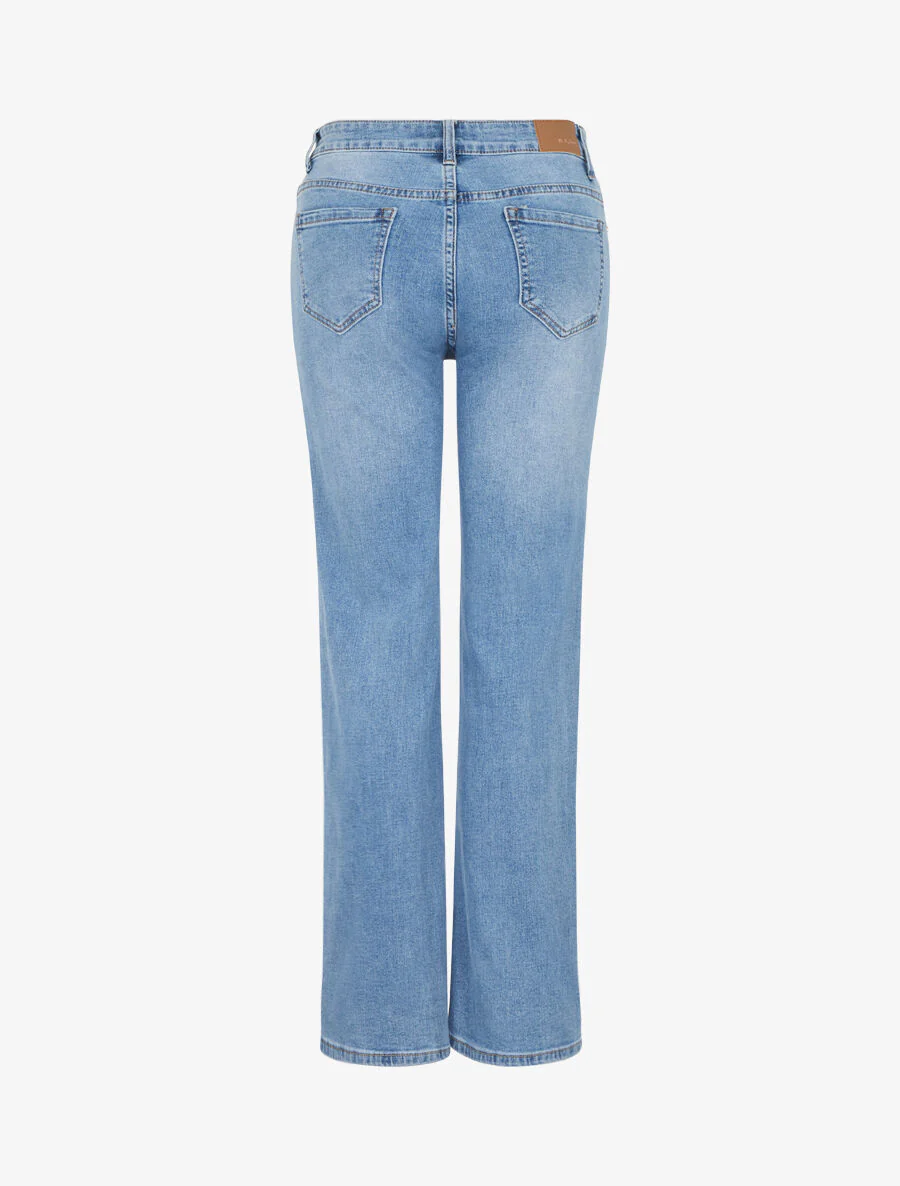 Rechte jeans standaard taille - Lichtblauw - Image 2