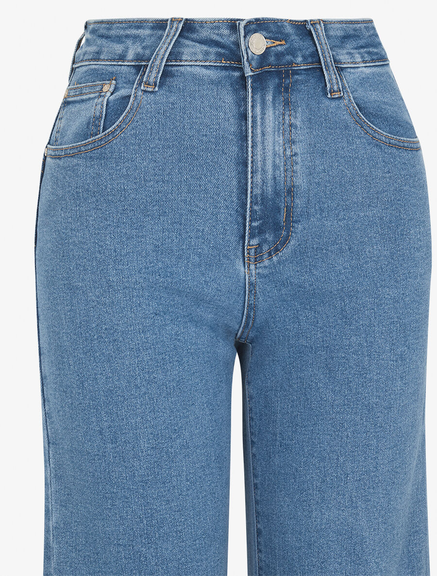Rechte push-up jeans - blauw - Image 3