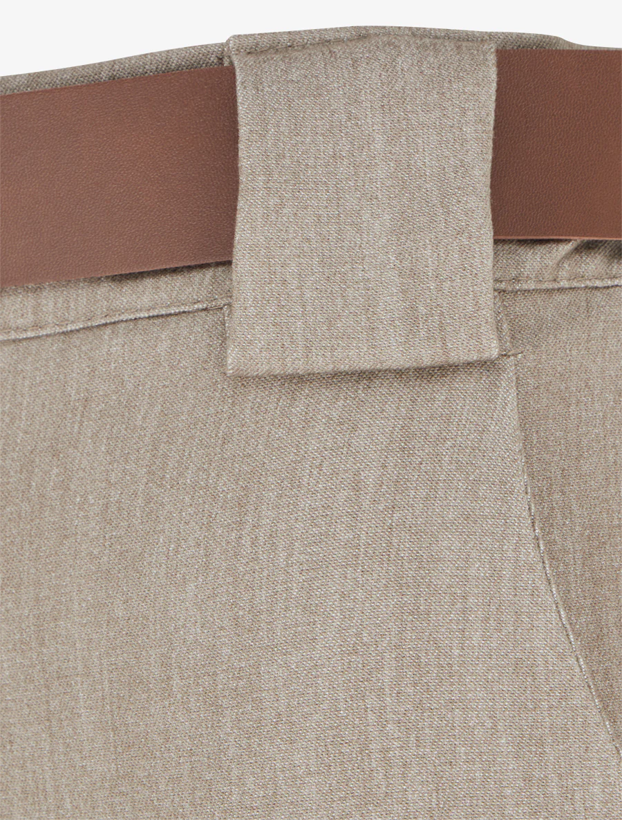 Rechte, soepelvallende, effen broek - Mol - Image 3