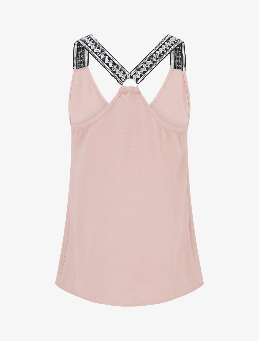 Rechte tanktop met racerback - Roos - Image 2