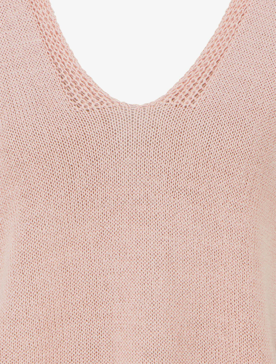 Rechtermouw mesh top met korte mouwen - Roos - Image 3