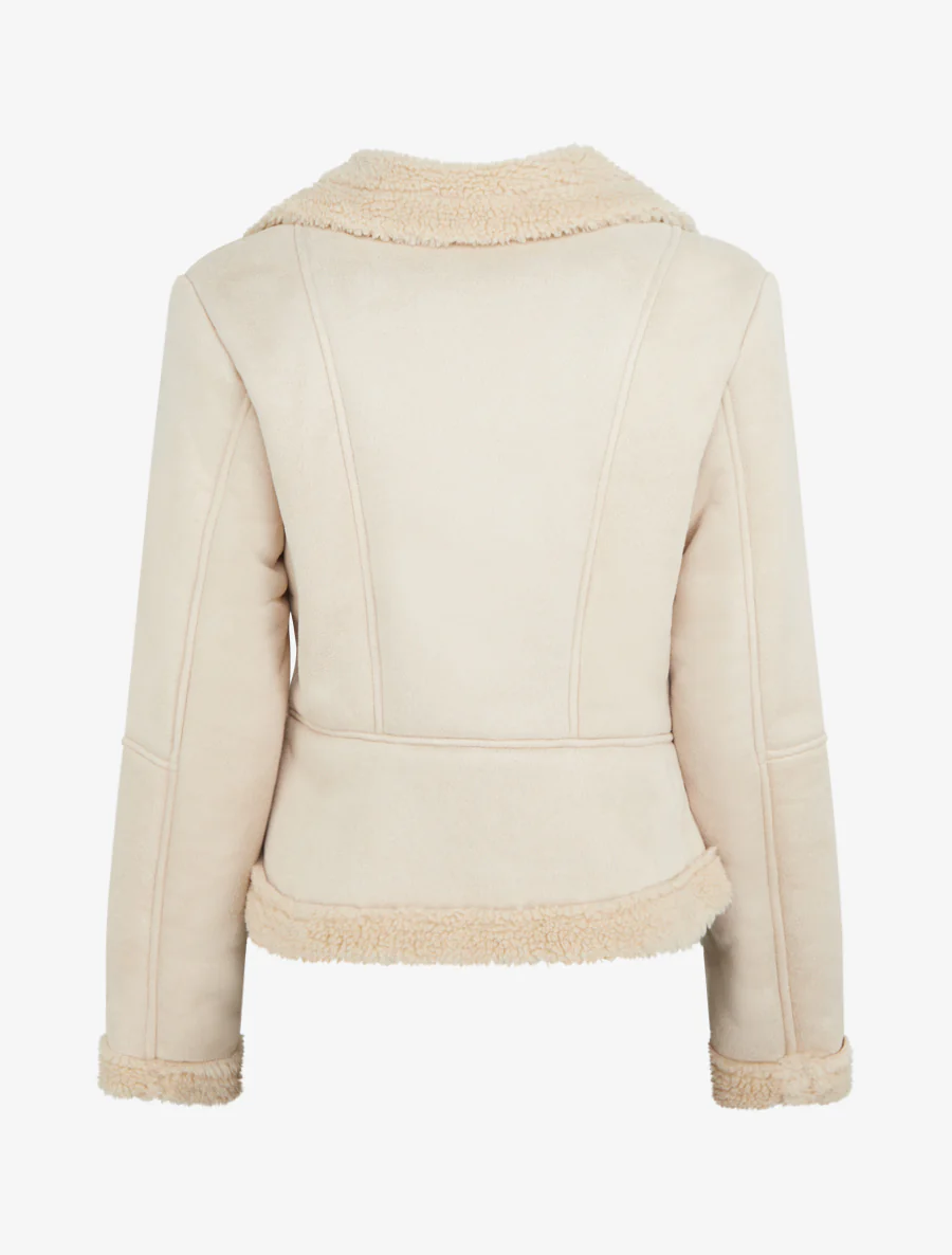 Ritsvest in pilotenstijl - Beige - Image 2