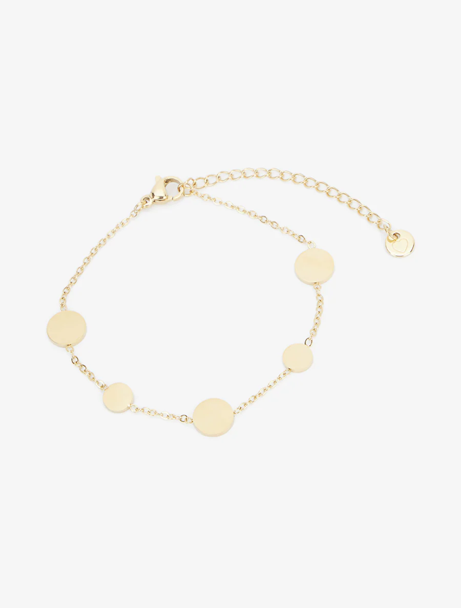 Rond bedeltjesarmband - Goud - Image 2