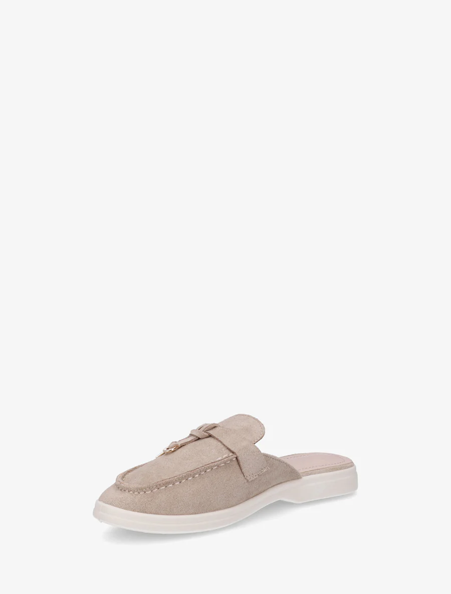 Ronde neus suède slippers - Mol - Image 3
