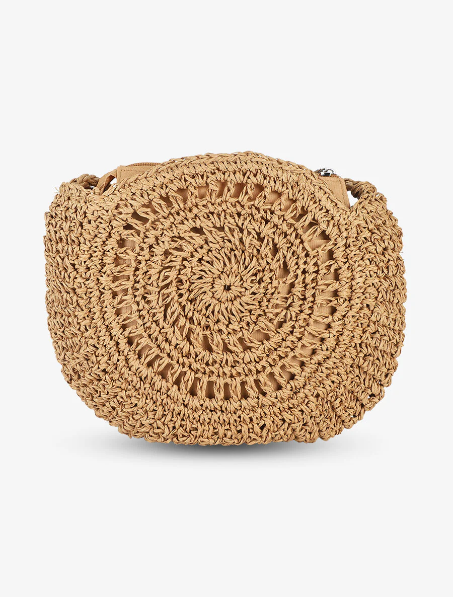 Rosa schoudertas - Donkerbeige - Image 3