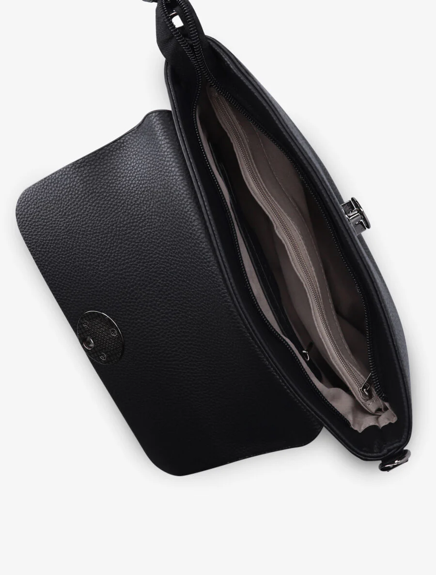 Roxane baguette tas - Zwart - Image 4