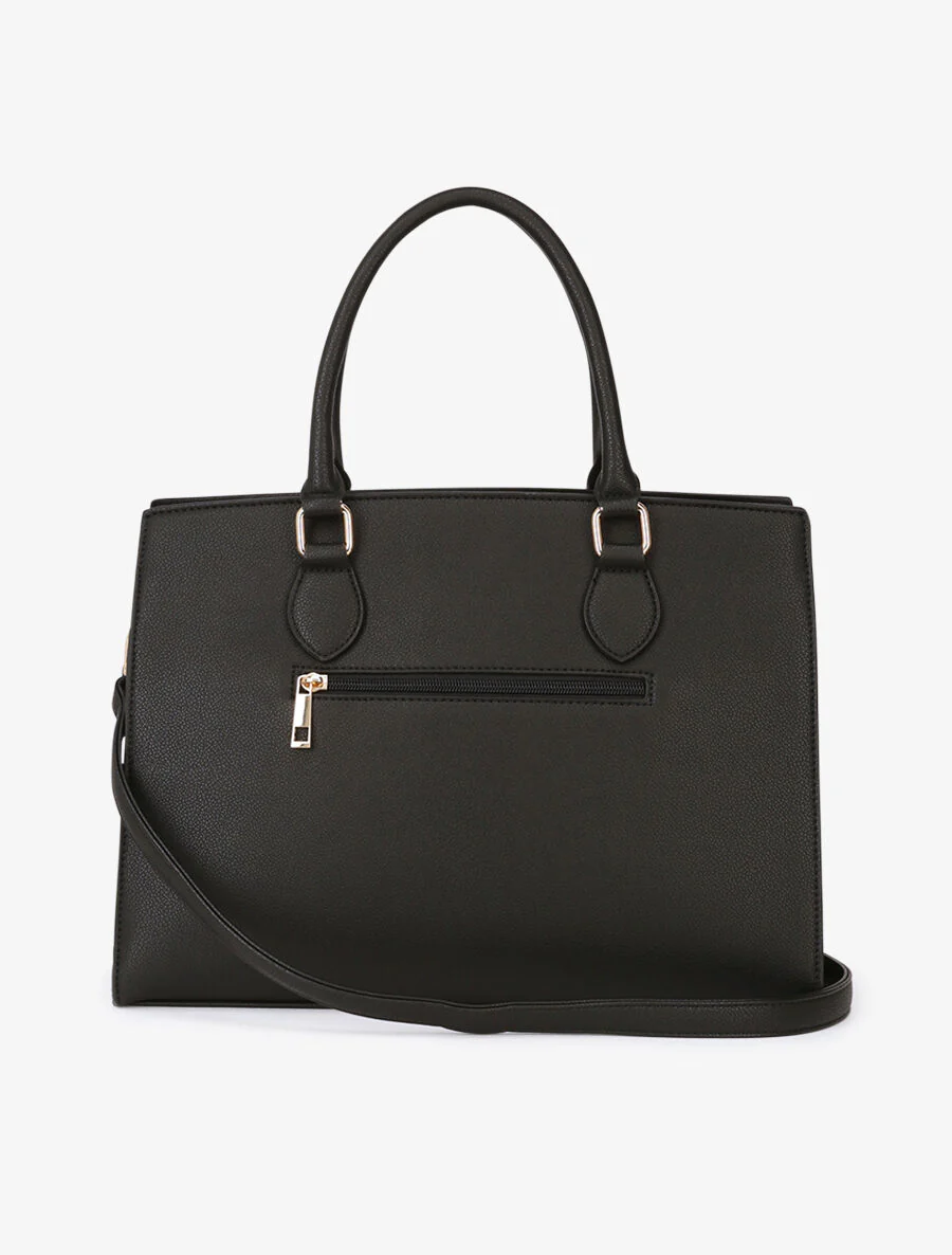Caroline shopper tas - Zwart - Image 3