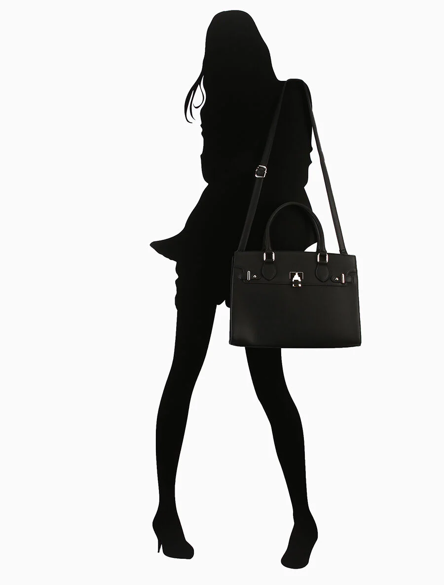 Caroline shopper tas - Zwart - Image 5