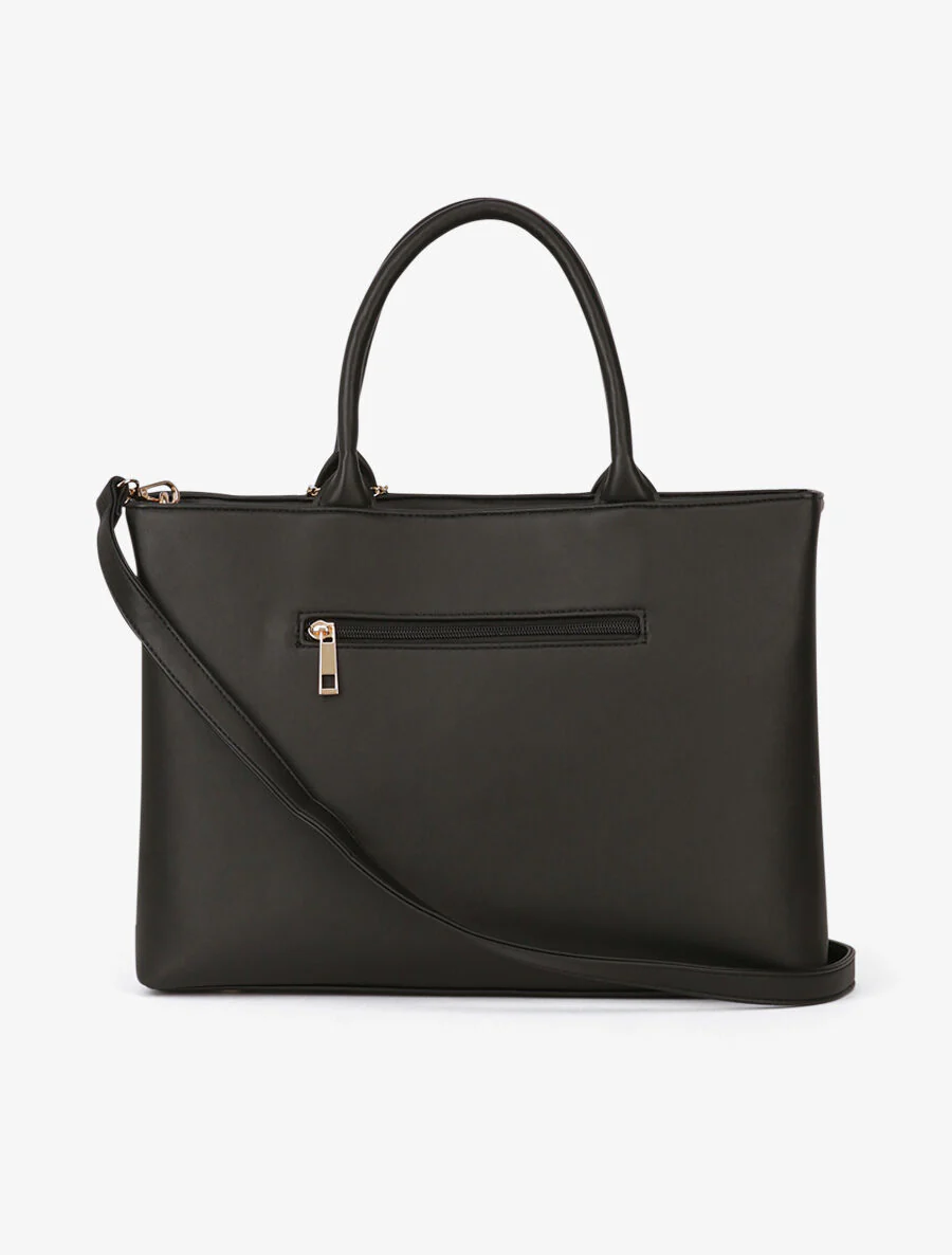 Emma shopper tas - Zwart - Image 3