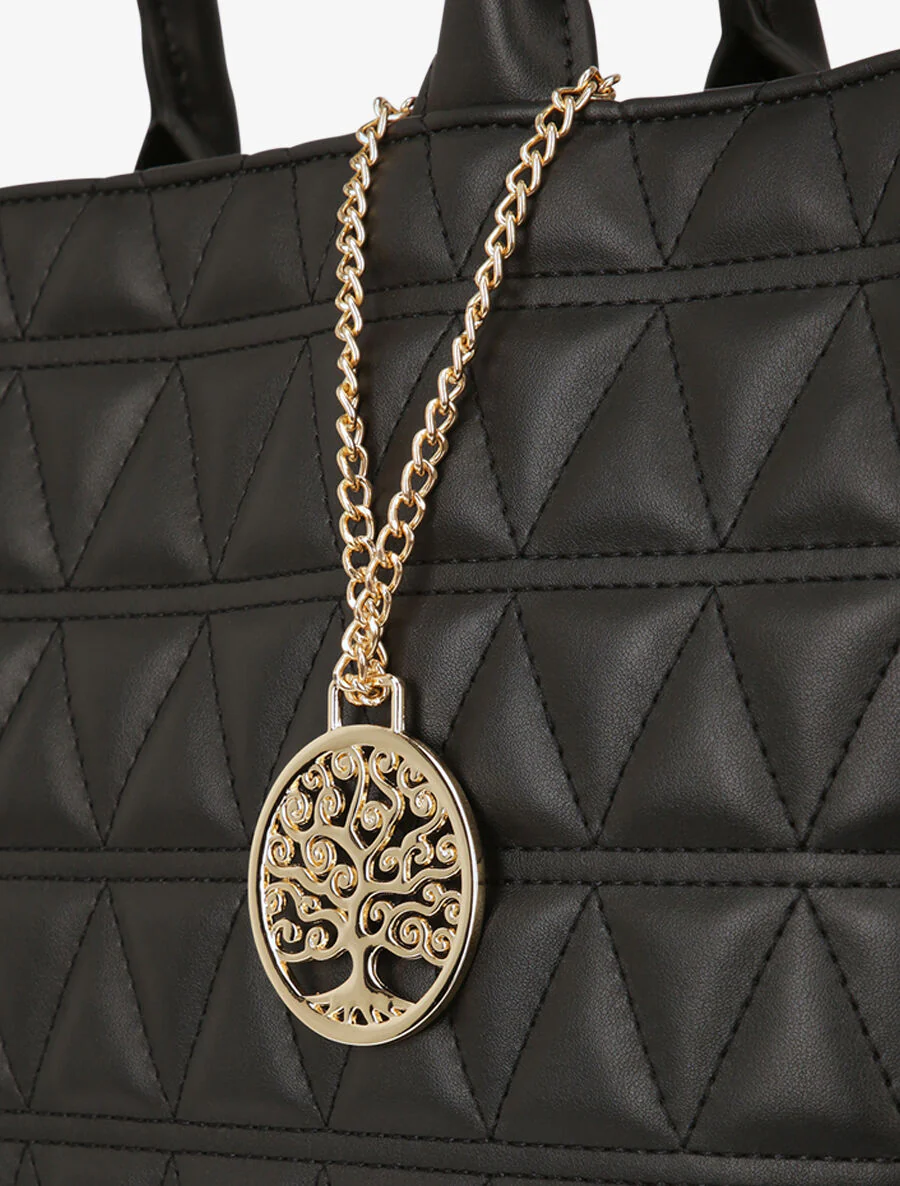 Emma shopper tas - Zwart - Image 4