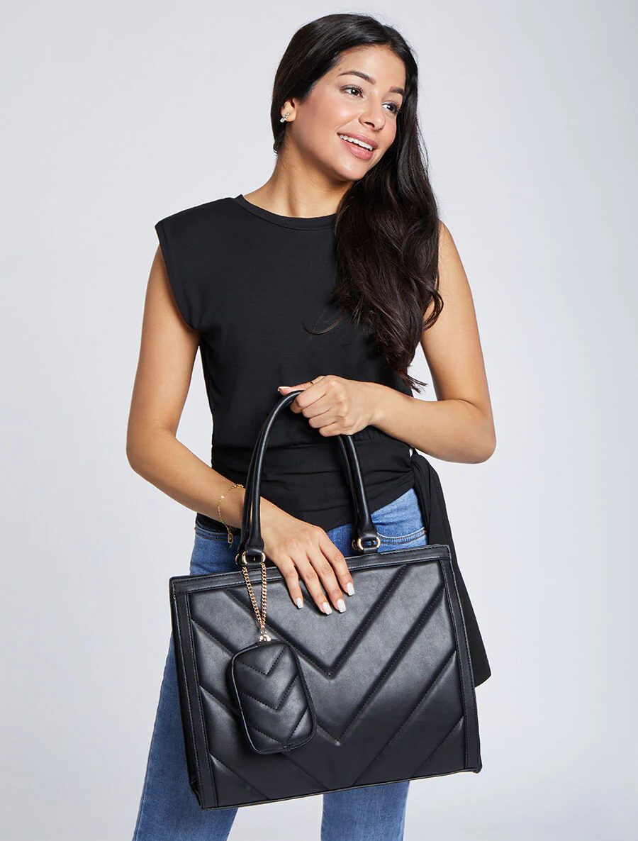 Julia shopper tas - Zwart - Image 4