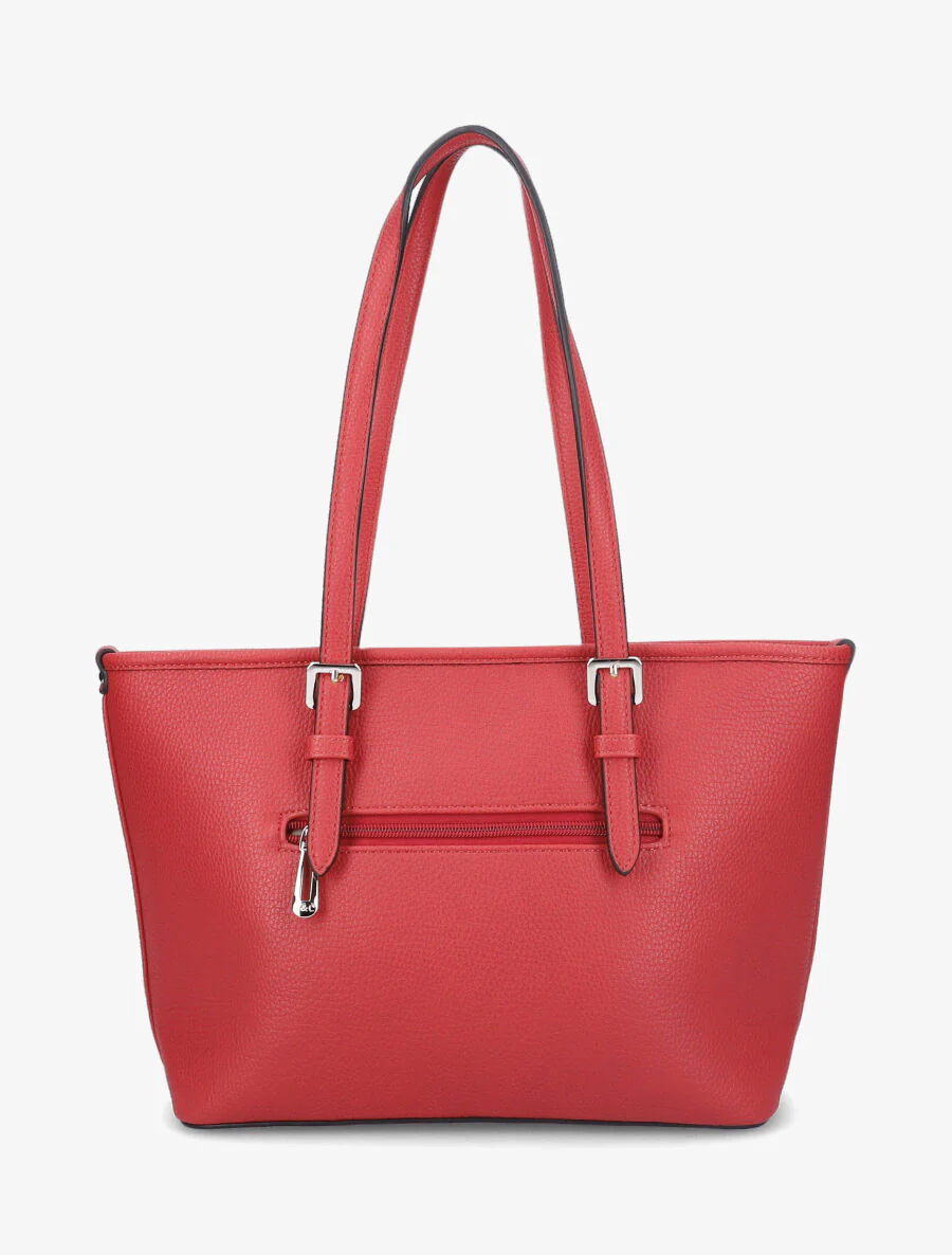 Justine boodschappentas - Rood - Image 3
