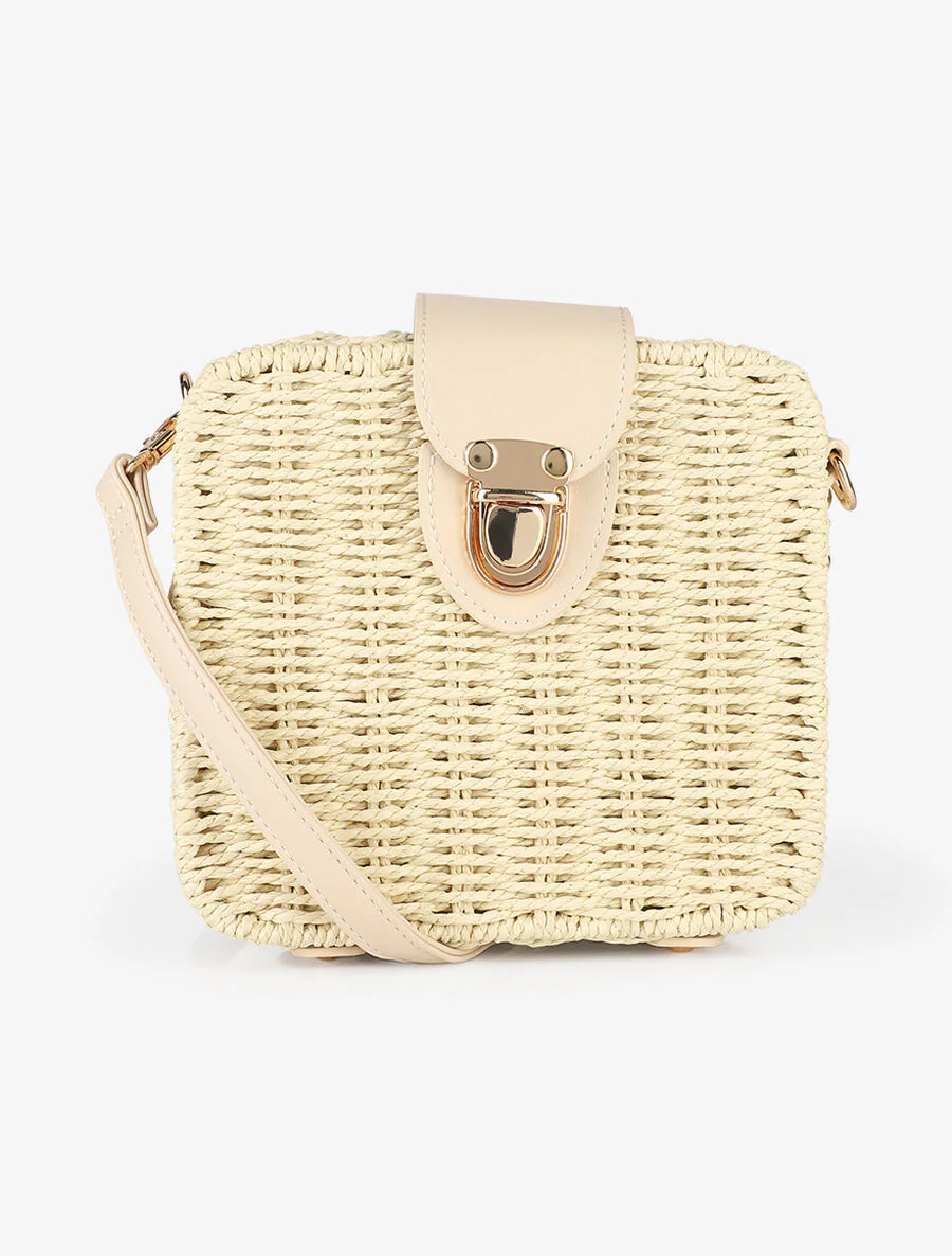 Sandrine schoudertas - Beige