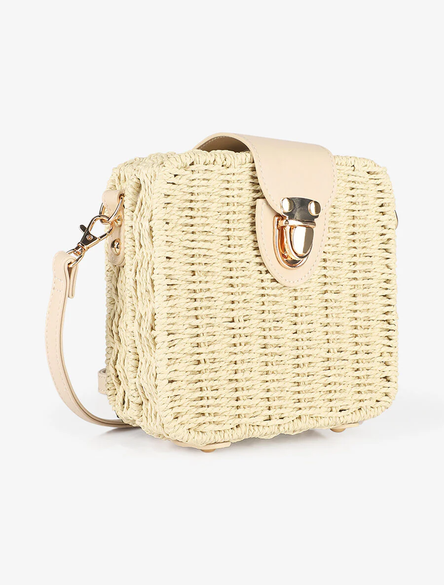 Sandrine schoudertas - Beige - Image 3