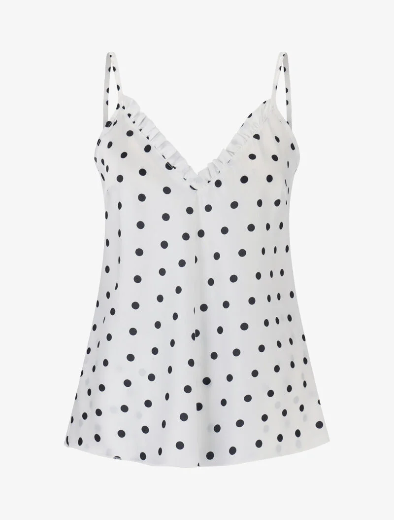 Satijnen set met prints - ecru - Image 3