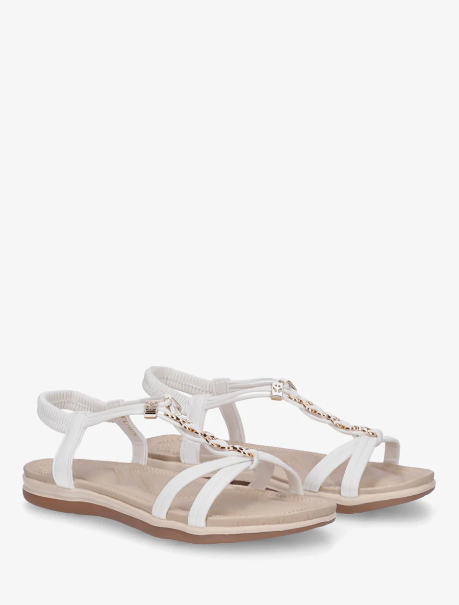 Schoenen met sierlijke inzetstukken - Wit - Image 4