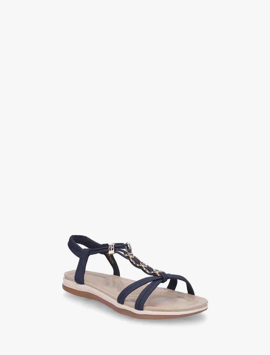 Schoenen met sierlijke inzetstukken - Blauw - Image 2