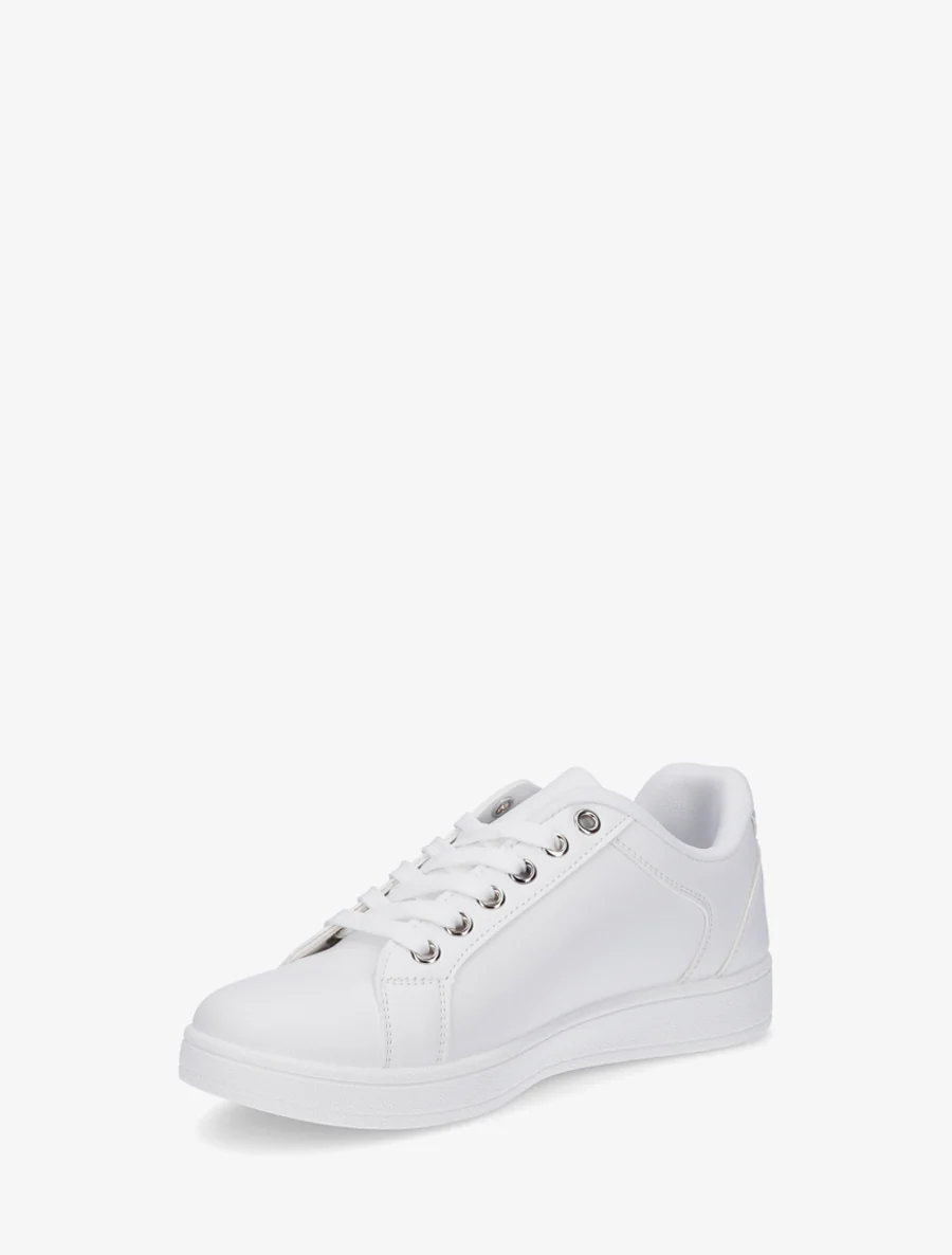 Schoenen van imitatieleer met decoratieve rits. - Geld - Image 3