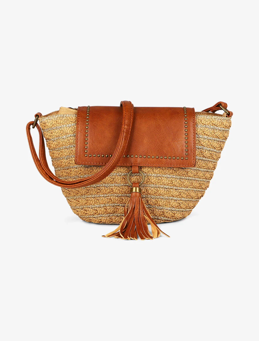 Schoudertas Paula - Camel/goud