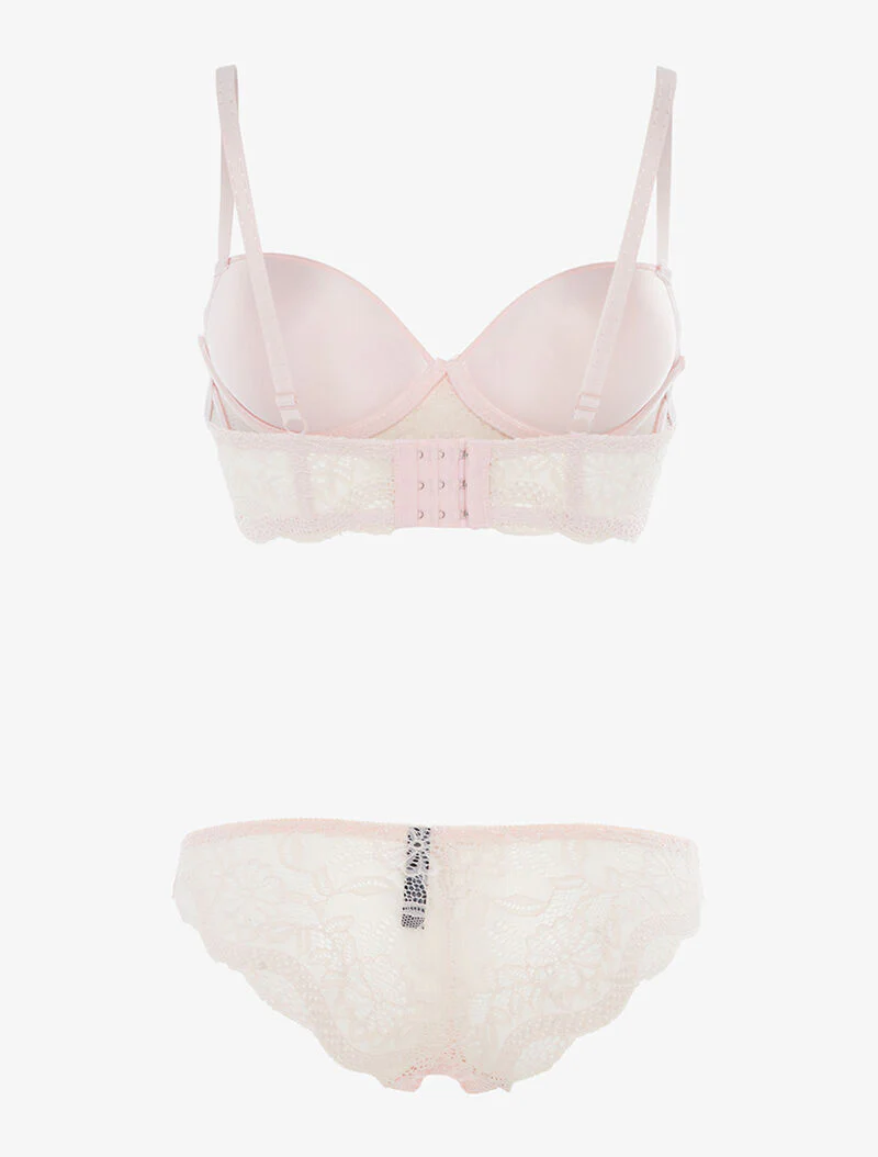 Bustier beha set - roze - Image 2