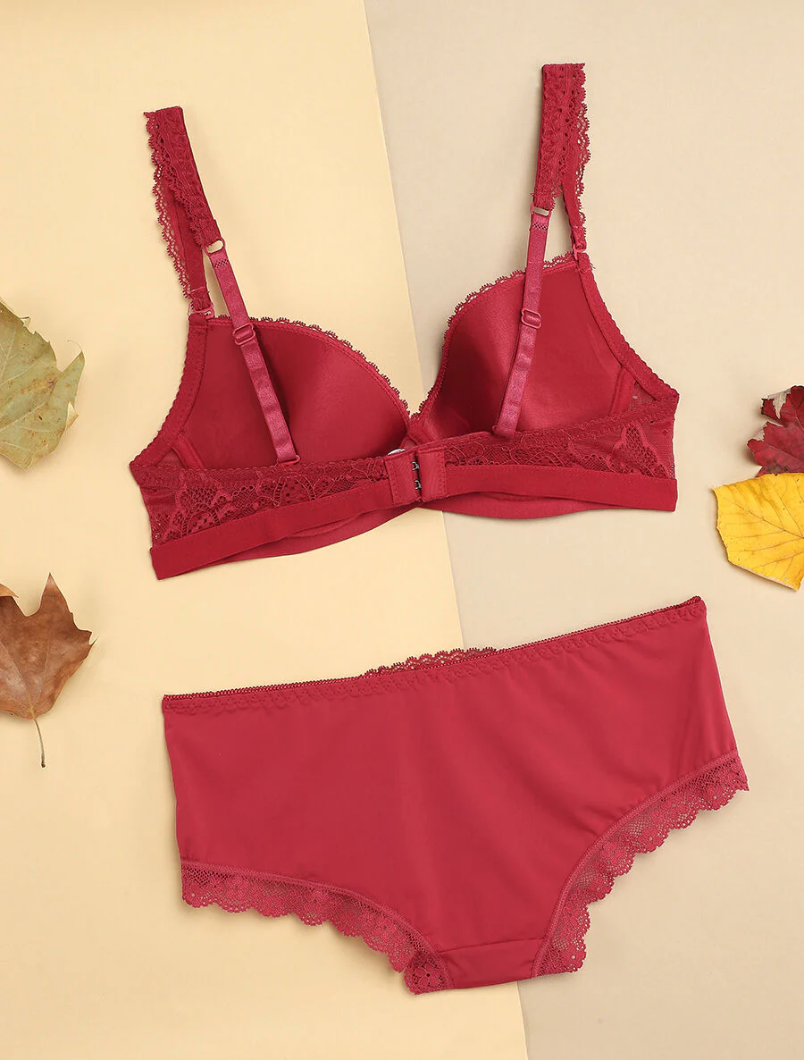 Set met elastische tailleband en shorty - Pruim - Image 2