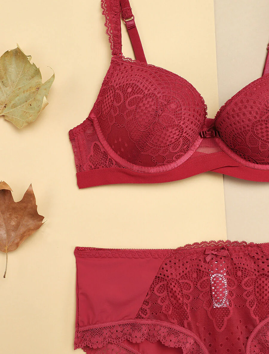 Set met elastische tailleband en shorty - Pruim - Image 3