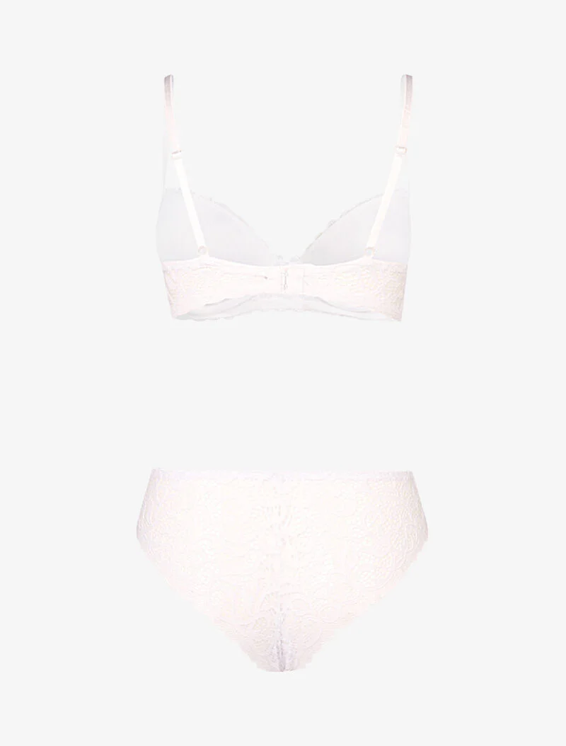 Kant gestileerde push-up set - wit - Image 2