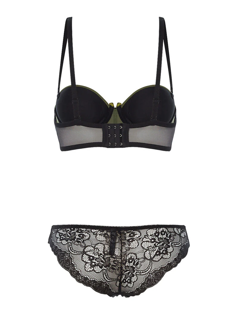 SG set met mand en slip - zwart/kaki - Image 2