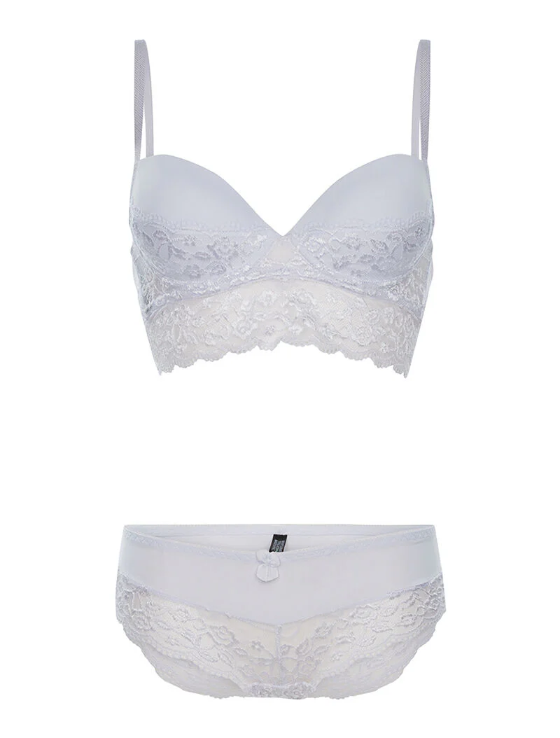Set SG en kanten slip - wit