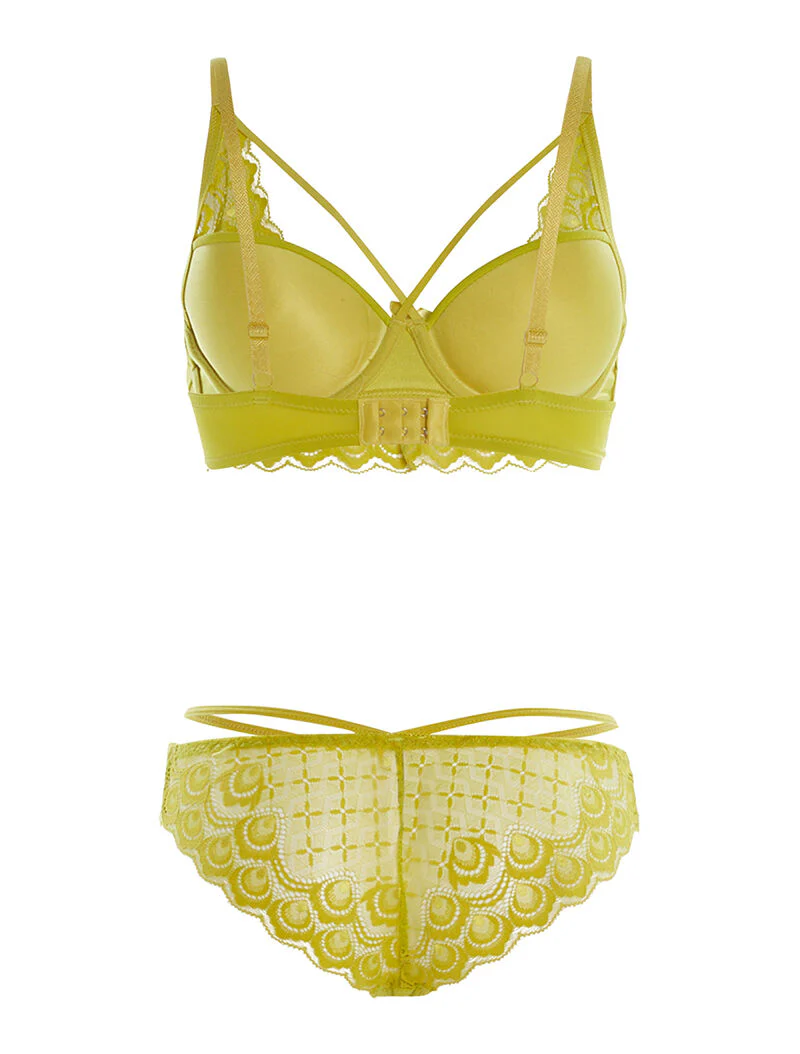 Set SG en slip met kantafwerking - anijsgroen - Image 2