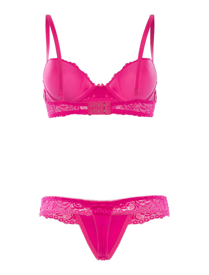 Set SG en kanten string - fuchsia - Image 2