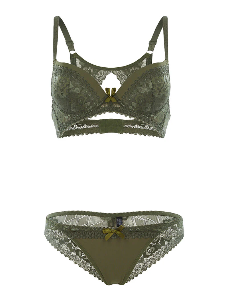 Set SG racerback en slip - kaki