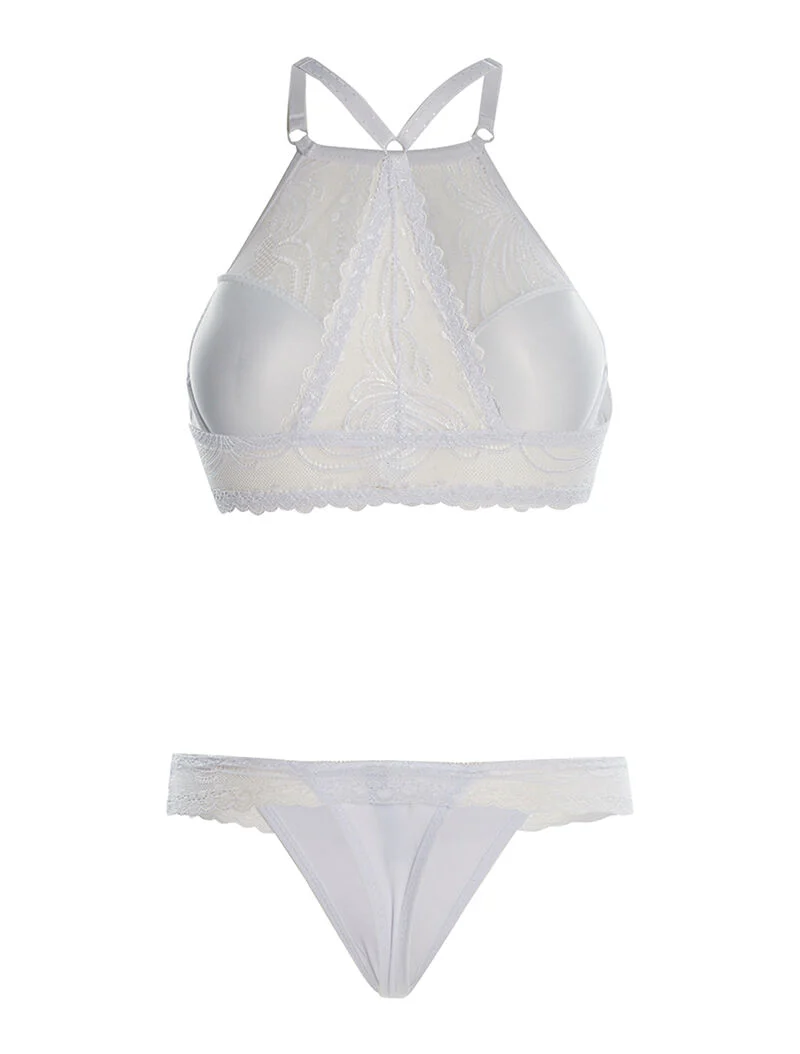 SG set met racerback en string - wit - Image 2