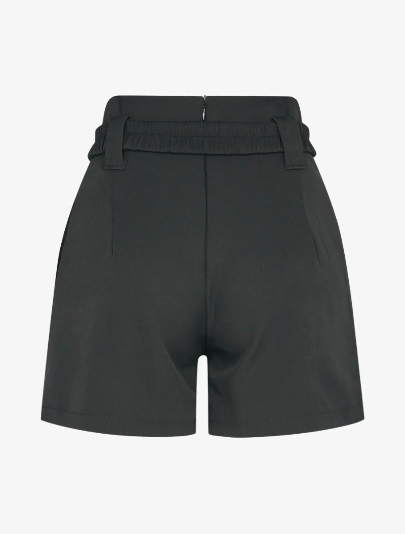 Hoge taille casual short - Zwart - Image 2