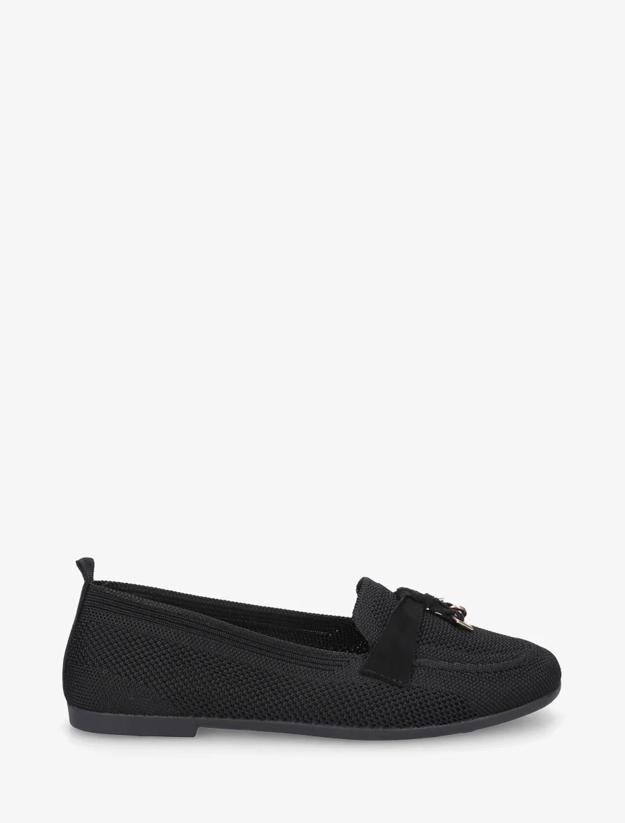 Sieraden stoffen mocassins - Zwart